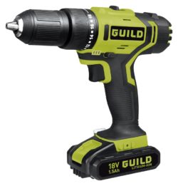 Guild - 15AH Li-On Hammer Drill with Fastcharge Battery - 18V